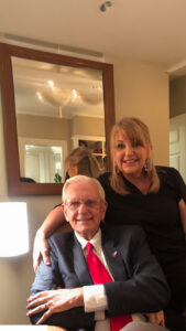 Tish and Father share a moment