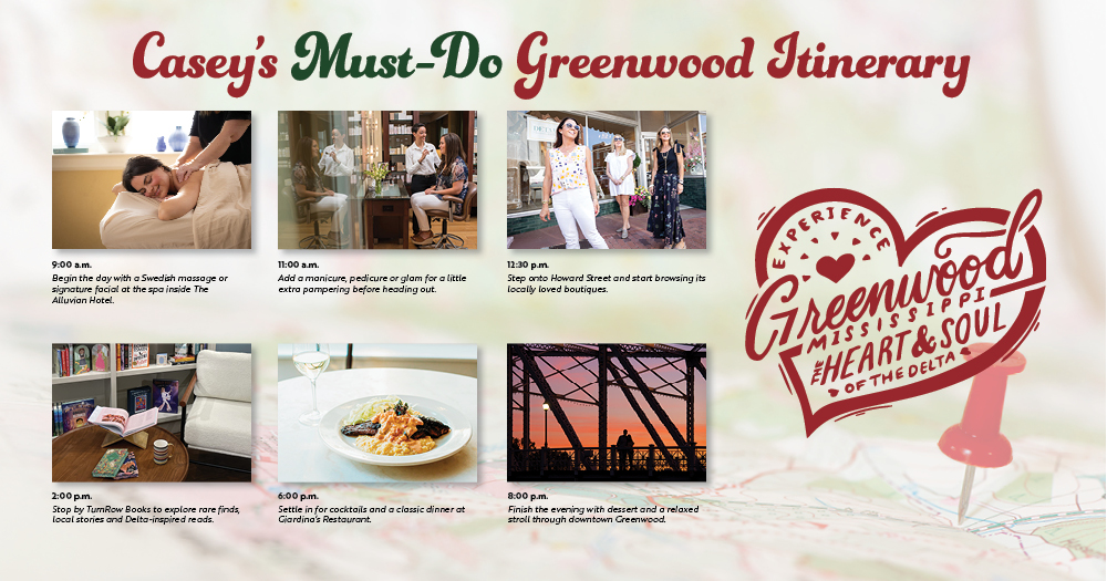 Casey's Must-Do Greenwood Itinerary